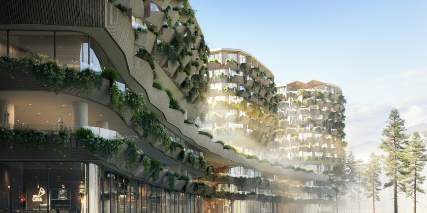 68 căn Sky Villas &amp; Sky Mansions được thiết kế kiến trúc bởi huyền thoại Kengo Kuma.