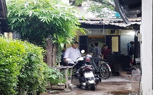 Ngôi nhà của anh C., nơi xảy ra vụ việc