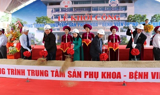 Lễ khởi công xây dựng Trung tâm Sản phụ khoa, bệnh viện Trung ương Huế