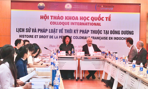 Hội thảo do Trường Đại học Luật, Đại học Huế phối hợp với Trung tâm Nghiên cứu Lịch sử các tư tưởng và thể chế chính trị (CERHIIP) của Đại học Aix-Marseille (AMU) tổ chức.