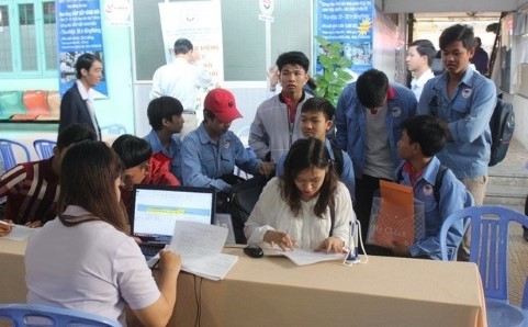 Các đối tượng người lao động được hỗ trợ tìm việc tại Đồng Tháp.