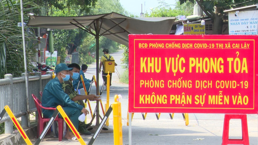 Tiền Giang kéo dài thực hiện giãn cách xã hội từ ngày 31/8