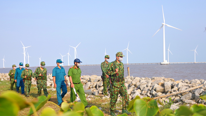 Biên phòng Bạc Liêu siết chặt công tác phòng, chống COVID-19 bảo vệ bình yên vùng biển chủ quyền