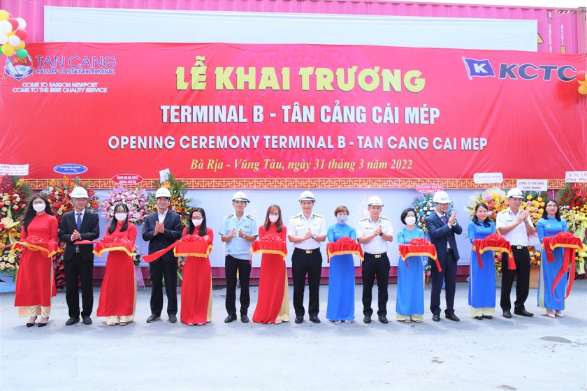 Khai trương Terminal B - Tân Cảng Cái Mép