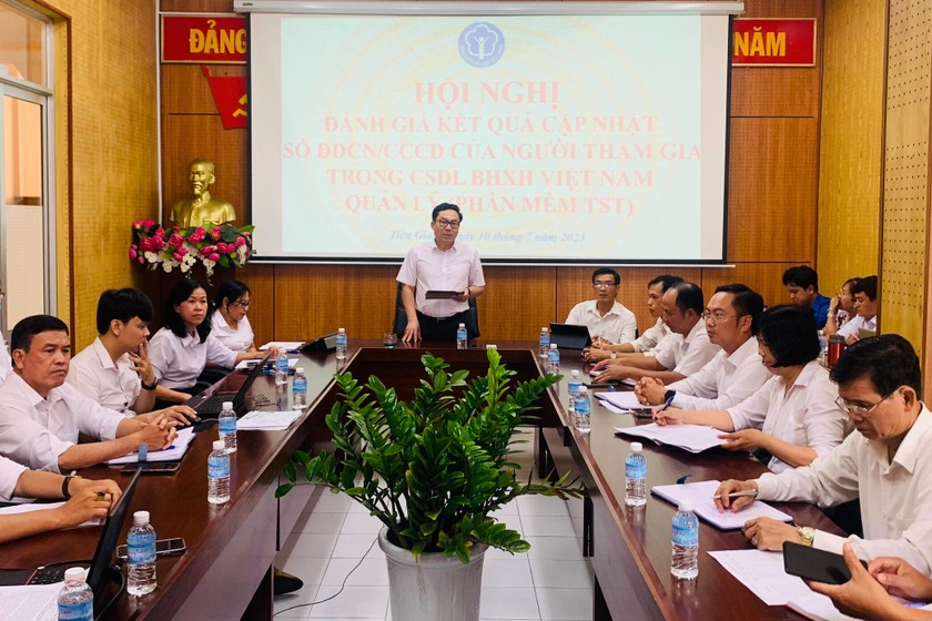 Tiền Giang: Cập nhật hơn 96% số định danh cá nhân người tham gia BHXH, BHYT vào cơ sở dữ liệu