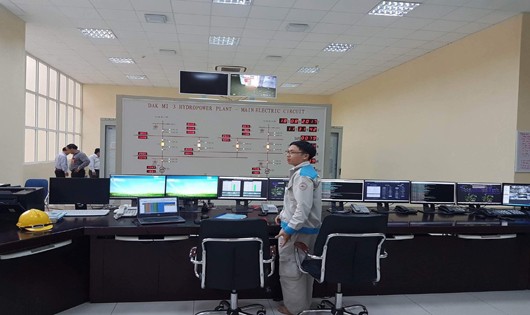 Nhà máy thủy điện Đăk Mi 3 hòa lười điện quốc gia