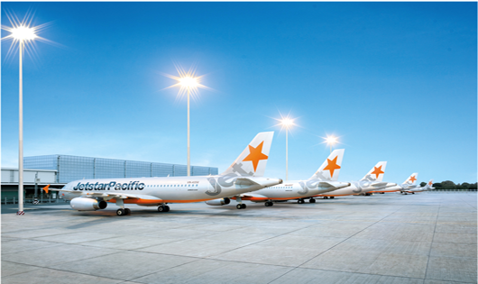 Máy bay airbus A 320 của Jetstar Pacific