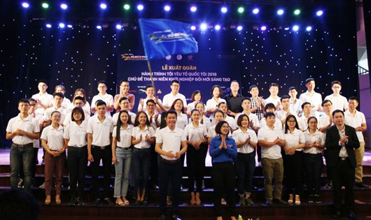 Lễ xuất quân hành trình Tôi yêu Tổ quốc tôi 2018