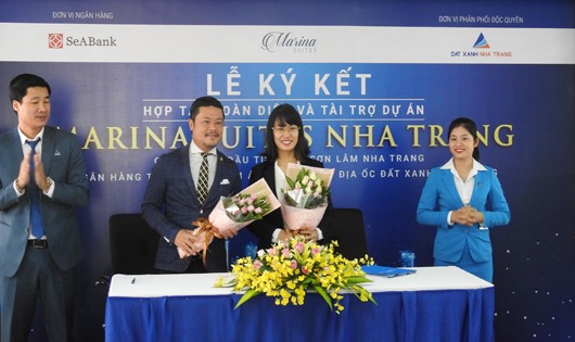 Lễ Ký kết hợp tác và tài trợ vốn dự án Marina Siites với Ngân hàng TMCP Đông Á và Công ty CP Đất Xanh Nha Trang