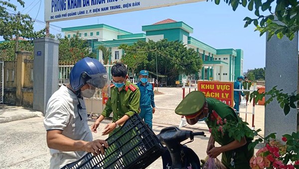 Kiểm soát ra vào các khu cách lý tại Quảng Nam