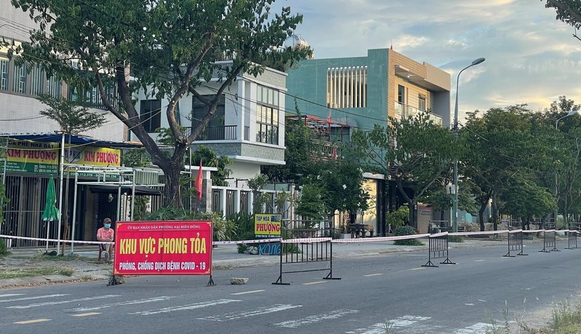 Phường Nại Hiên Đông đã được phong tỏa tạm thời do dịch COVID-19.