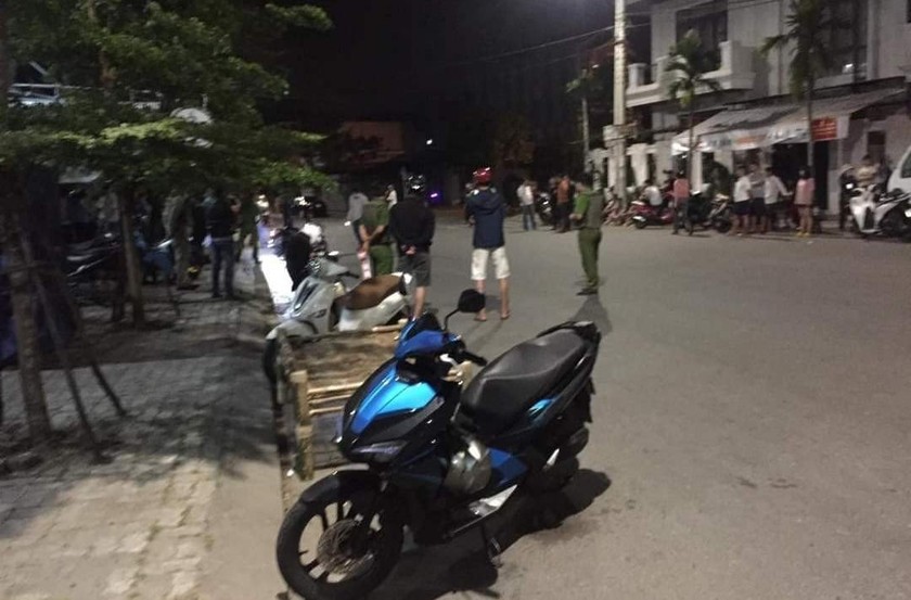 Hiện trường vụ án mạng.