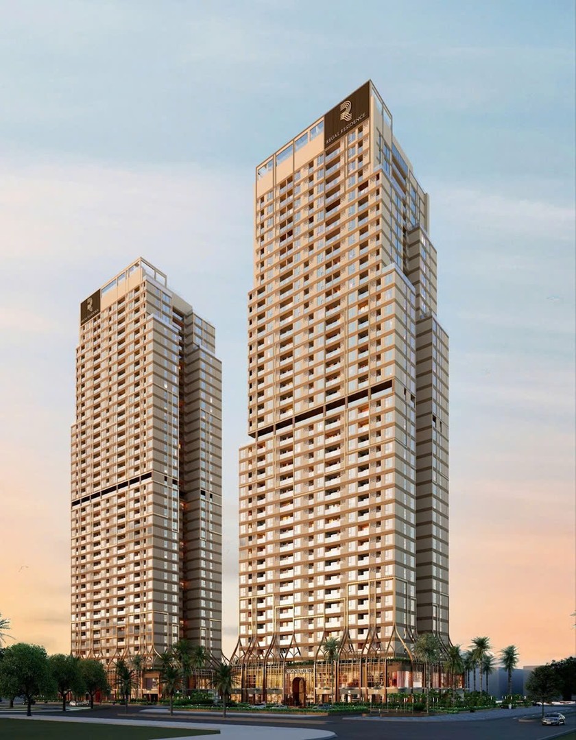 Tháp Signature thuộc khu căn hộ hạng sang Regal Residence Đồng Hới hướng đến chuẩn sống toàn cầu bên bờ biển Bảo Ninh.