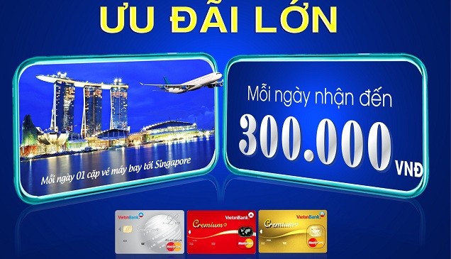 Tận hưởng và bay với Thẻ tín dụng MASTERCARD VIETINBANK