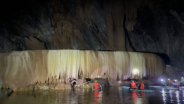 Hang Sơn Nữ vừa được phát hiện tại bản Đìu Đo, xã Trường Sơn, huyện Quảng Ninh, tỉnh Quảng Bình.