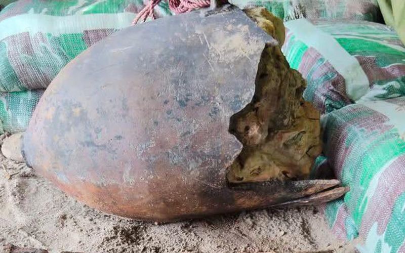 Phát hiện quả bom hơn 900kg và hàng trăm vật liệu nổ khu vực sông Đà | Báo Pháp luật Việt Nam điện tử Phát hiện quả bom hơn 900kg và hàng trăm vật liệu nổ khu vực sông Đà | Báo Pháp luật Việt Nam điện tử