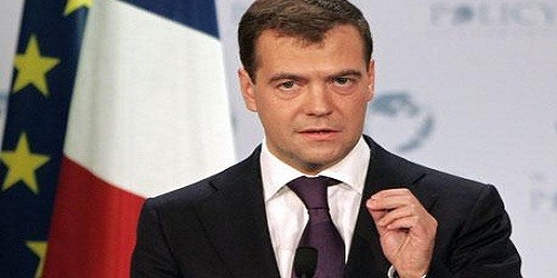 Thủ tướng Nga Dmitry Medvedev