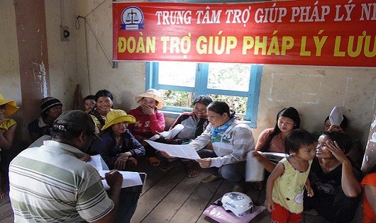 Một buổi trợ giúp pháp lý lưu động. (Ảnh minh họa)