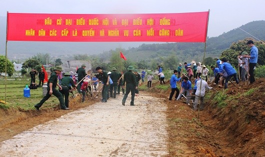 Lâm trường 156 (Đoàn KT-QP 327): Chủ động tuyên truyền bầu cử cho đồng bào biên giới