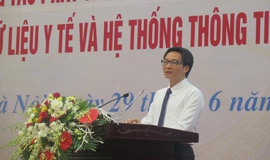 Phó Thủ tướng Vũ Đức Đam phát biểu tại Hội nghị.