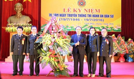 Thi hành án dân sự Vĩnh Phúc  kỷ niệm 70 năm Ngày truyền thống