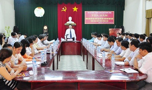 Tọa đàm về nâng cao hiệu quả công tác phổ biến, giáo dục pháp luật trên địa bàn tỉnh Đồng Nai.