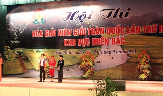 Hội thi Hòa giải viên giỏi tỉnh Cà Mau năm 2015.