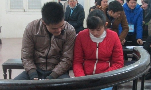 Các bị cáo trong phiên xét xử sơ thẩm.