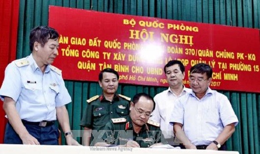 Bàn giao đất quốc phòng cho TP HCM quản lý, sử dụng