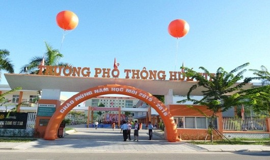 Trường phổ thông Huế Star - nơi hàng chục giáo viên không được đóng BHXH suốt 5 năm dù vẫn bị trừ lương cho khoản tiền bảo hiểm.