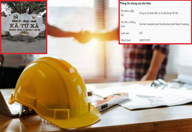 Dư luận đặt ra câu hỏi về tính minh bạch đối với các gói thầu mà Công ty Hải Vân trúng thầu tại UBND xã Tứ Xã.