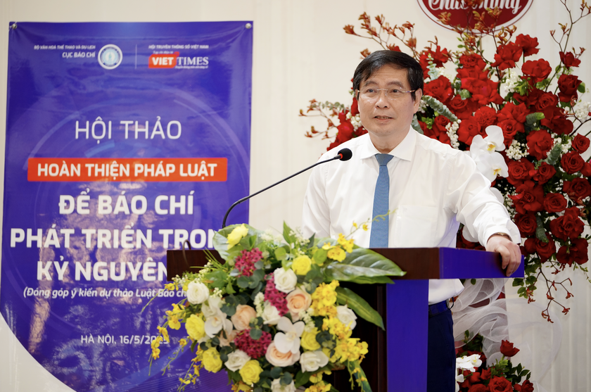 Ông Phan Xuân Thủy, Phó Trưởng Ban Tuyên giáo và Dân vận Trung ương phát biểu khai mạc.