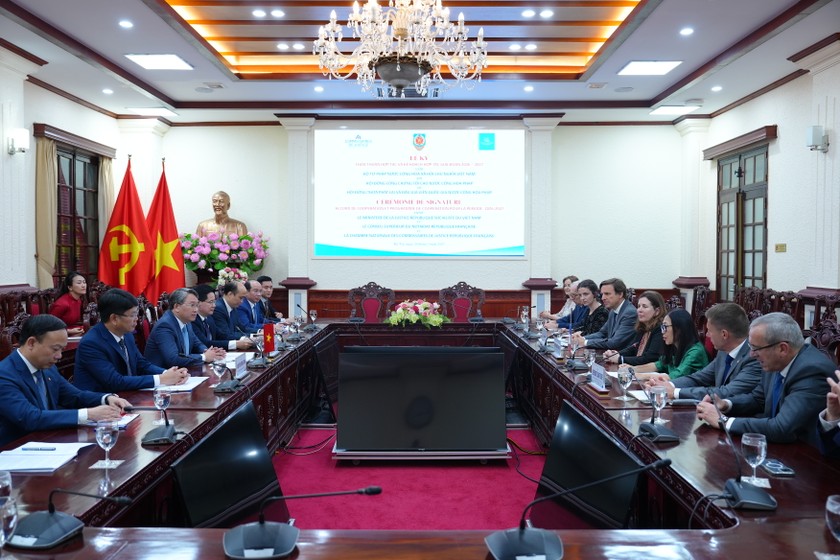 Quang cảnh buổi lễ