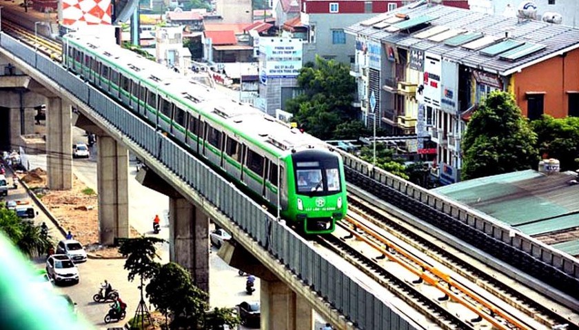 Miễn phí đi tàu trên cao Cát Linh - Hà Đông trong nửa tháng