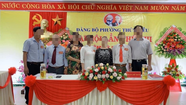 Đại hội Đảng bộ phường Thủy Biều (TP Huế) khóa XIII, nhiệm kỳ 2020 - 2025 đã để xảy ra nhiều vi phạm nghiêm trọng. Ảnh: P.H