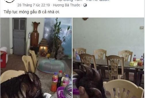 Rao bán chi gấu ngựa trên facebook.