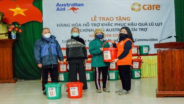 Hỗ trợ 1 triệu đô la Úc cho người dân miền Trung khắc phục hậu quả thiên tai