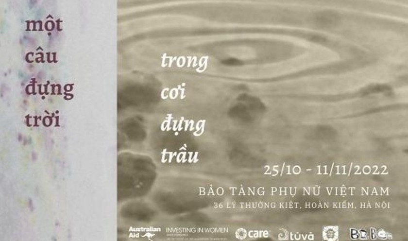 Triển lãm nghệ thuật “Một câu đựng trời trong cơi đựng trầu”