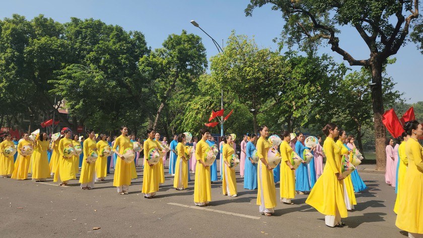 Áo dài - nét đẹp truyền thống của người phụ nữ Việt Nam. (Ảnh minh họa. Nguồn Hội LHPN TPHN)