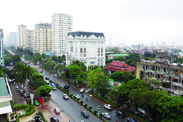 Hàng loạt dự án chung cư cao tầng tại TP Vinh đã gây ra nhiều áp lực về hạ tầng, giao thông (ảnh tư liệu)