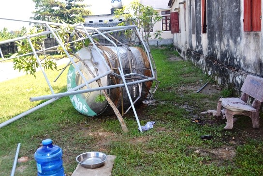 Bồn nước Sơn Hà đè chết 2 học sinh tiểu học 