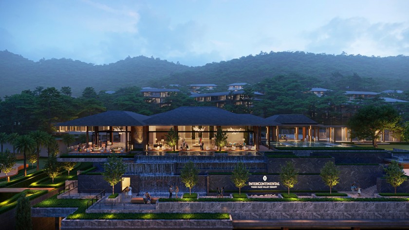 Sự xuất hiện của thương hiệu InterContinental tại Thanh Xuan Valley khẳng định vị thế và tiềm năng của điểm đến này trên bản đồ BĐS hàng hiệu Việt Nam. Ảnh: BIM Land.