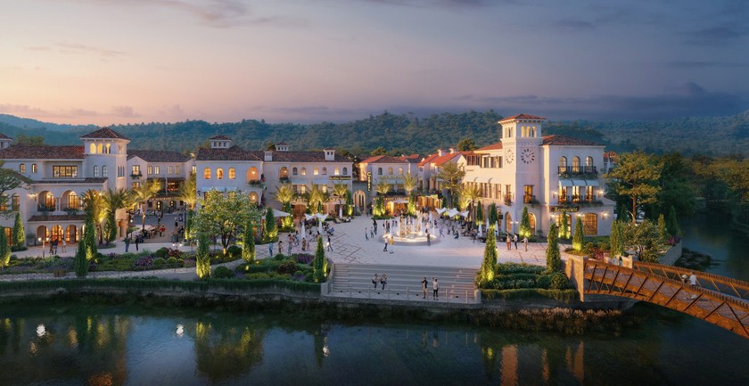 Bộ sưu tập biệt thự phố Valley Town tái hiện vẻ đẹp kiến trúc và lối sống phóng khoáng vùng Địa Trung Hải tại Thanh Xuan Valley.