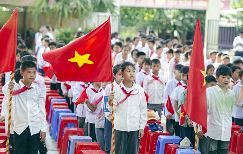 Điện Biên cho học sinh nghỉ học 2 ngày tránh mưa lũ sau cơn bão số 3. (Ảnh: CTV)