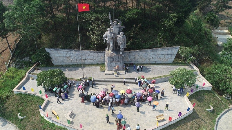 Khu di tích lịch sử Ngã ba Cò Nòi, tại huyện Mai Sơn, tỉnh Sơn La.