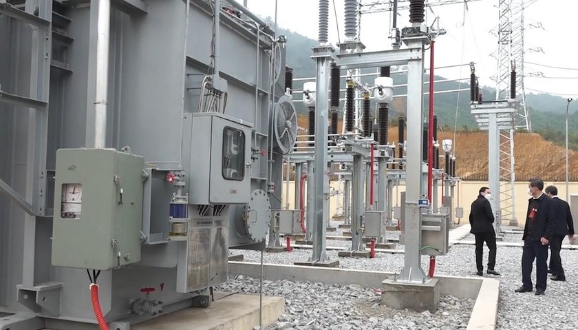 Trạm biến áp 110kV Bãi Trành (Như Xuân, Thanh Hóa) đã đưa vào vận hành.