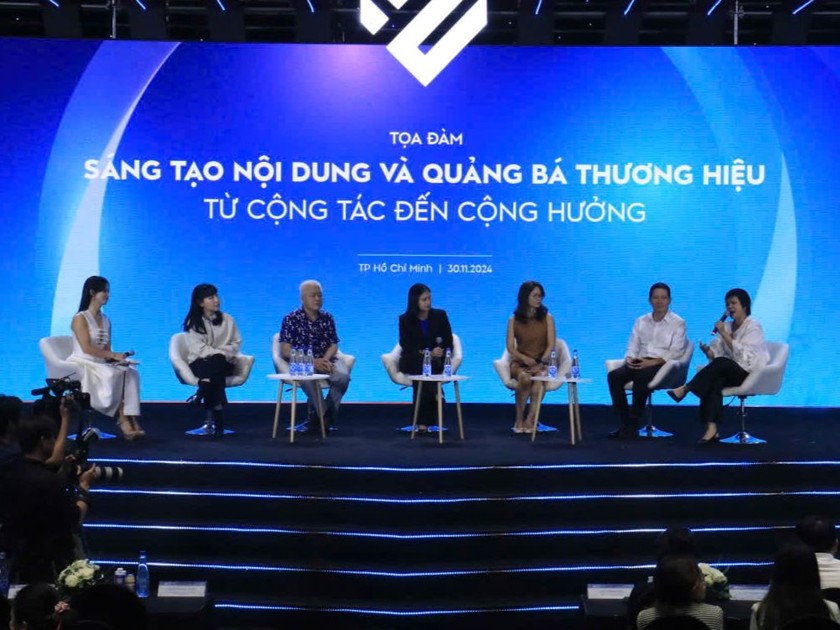 Một buổi Toạ đàm trong Ngày hội Vietnam iContent 2024.