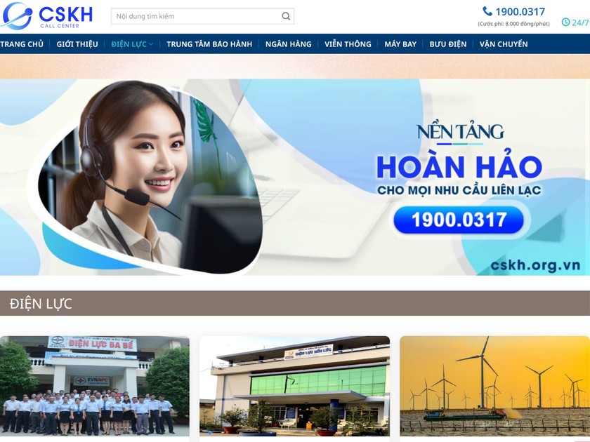 EVNSPC khẳng định, địa chỉ truy cập này không phải của Tổng công ty Điện lực miền Nam, Trung tâm chăm sóc khách hàng EVNSPC hay bất cứ đơn vị thành viên nào thuộc EVNSPC.