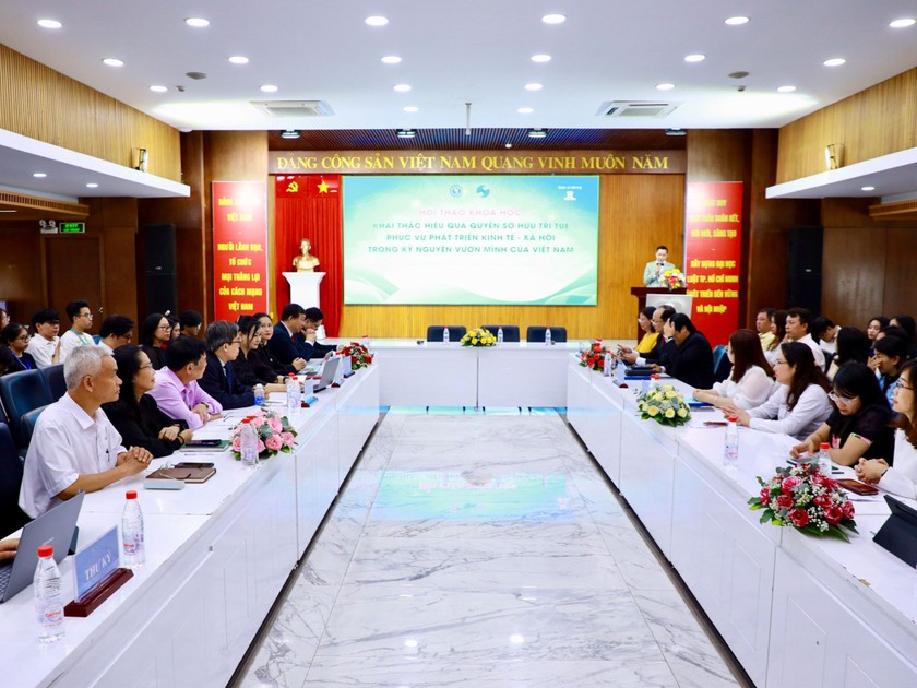 Hội thảo “Khai thác hiệu quả quyền sở hữu trí tuệ phục vụ phát triển kinh tế - xã hội trong kỷ nguyên vươn mình của Việt Nam”. 