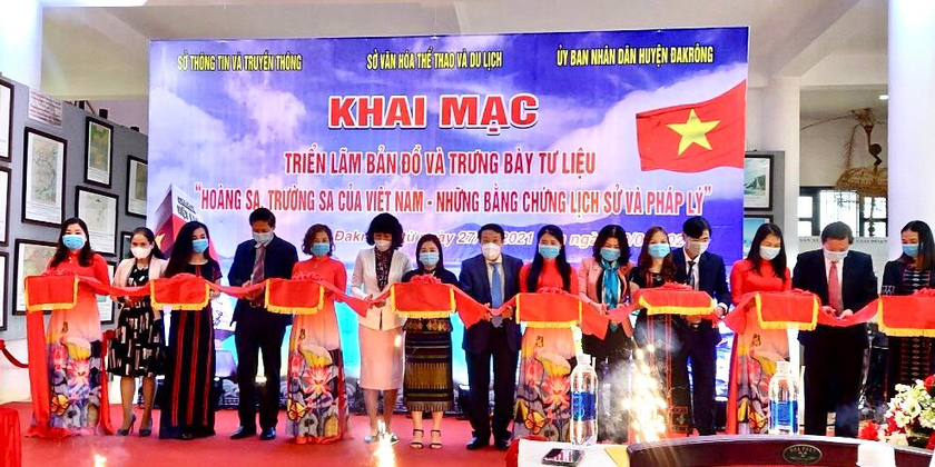 Khai mạc triển lãm bản đồ và trưng bày tư liệu về chủ đề “Hoàng Sa, Trường Sa của Việt Nam - Những bằng chứng lịch sử và pháp lý”